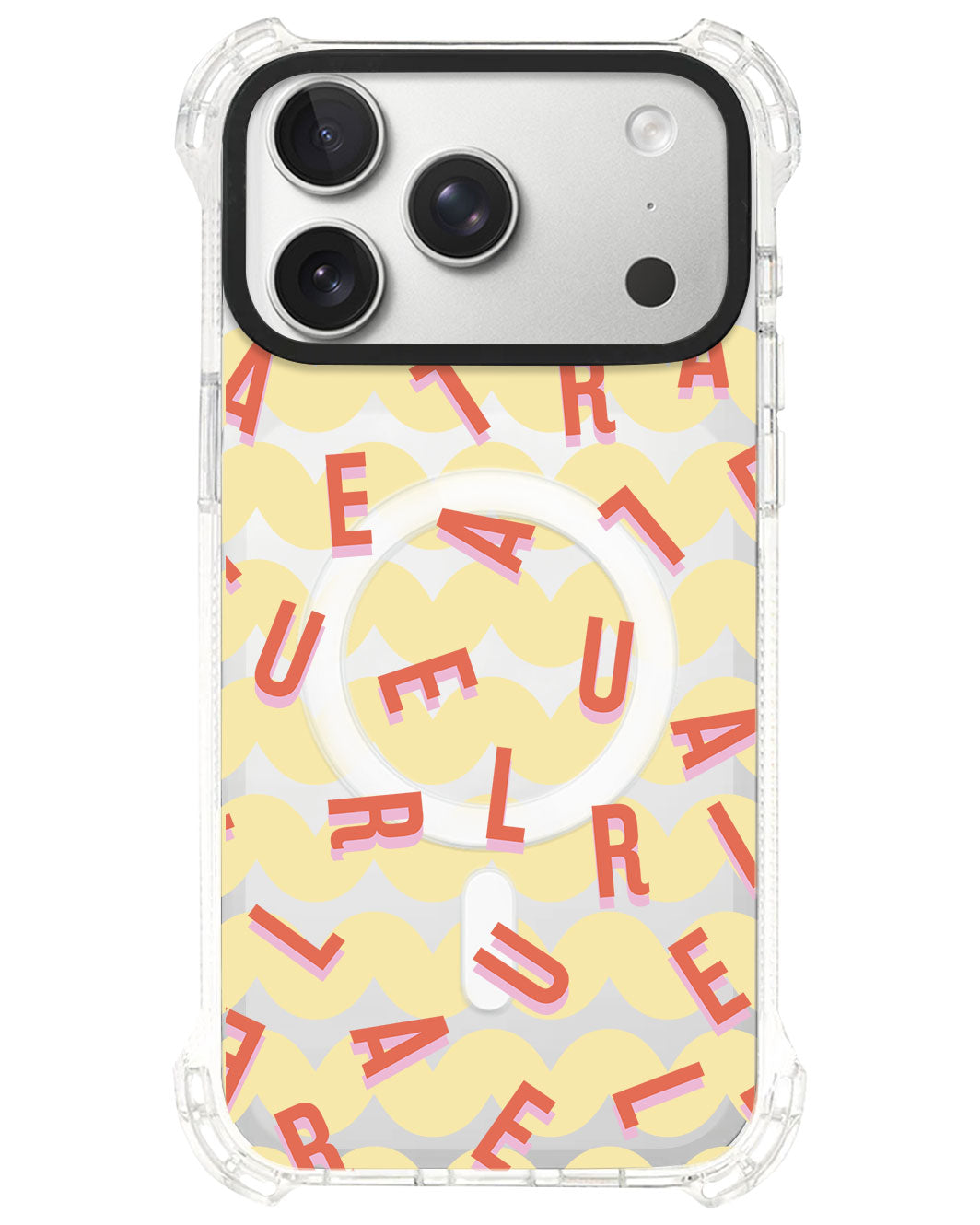 iPhone Rearguard UltimateS⁴ - CUSTOM MONOGRAM 1.0 Coral