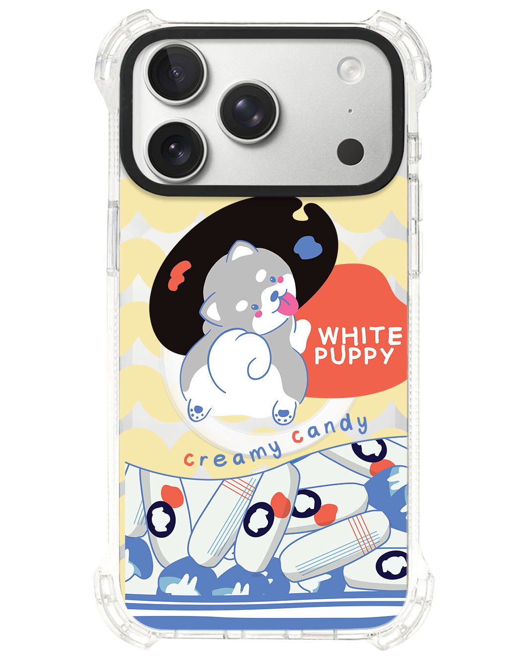 iPhone Rearguard UltimateS⁴ - White Puppy