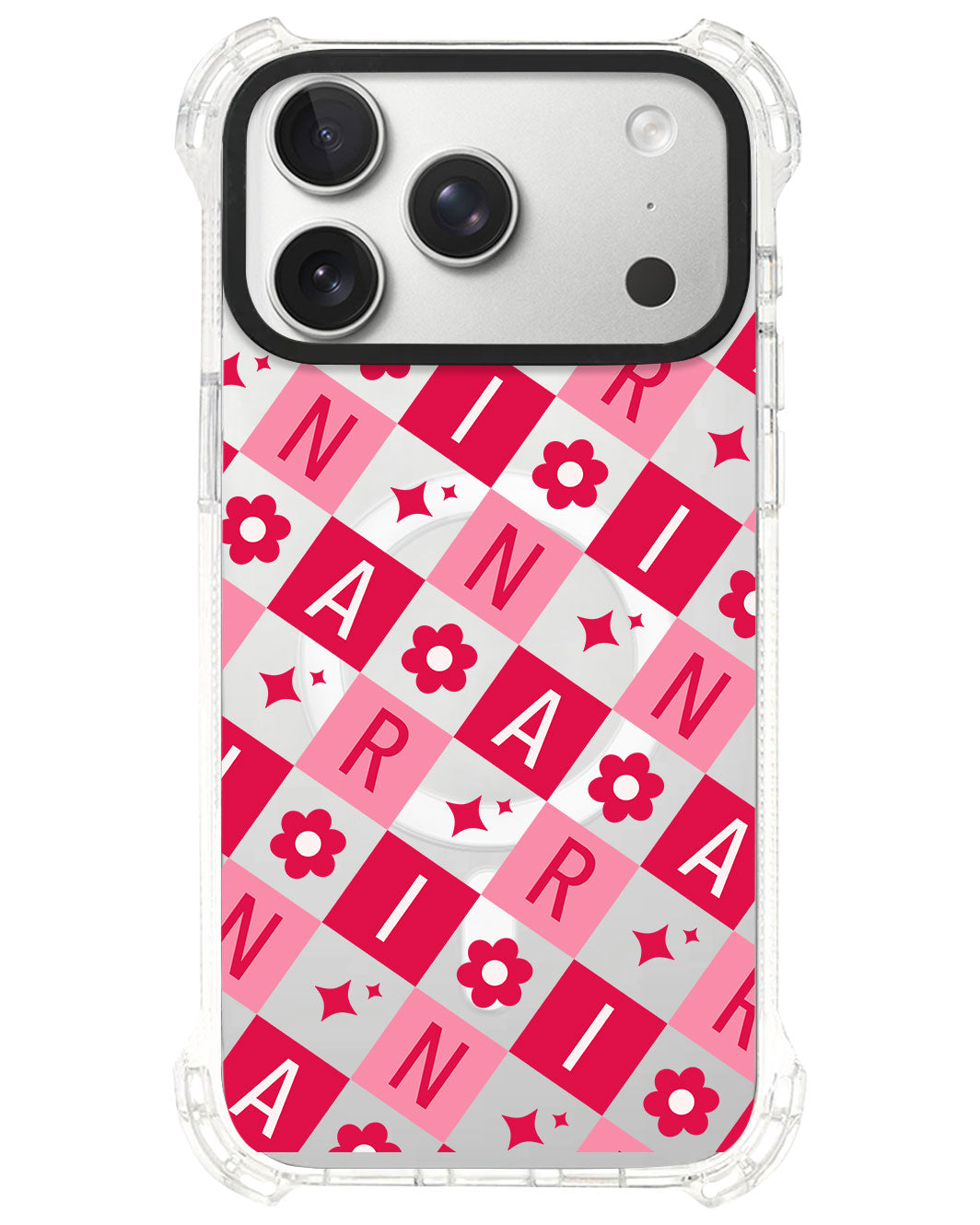 iPhone Rearguard UltimateS⁴ - CUSTOM MONOGRAM 3.0 Flower Grid 1.0