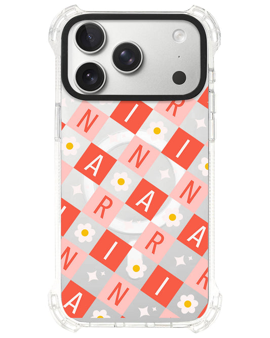 iPhone Ultimate Model-S⁴ - CUSTOM MONOGRAM 3.0 Flower Grid 2.0