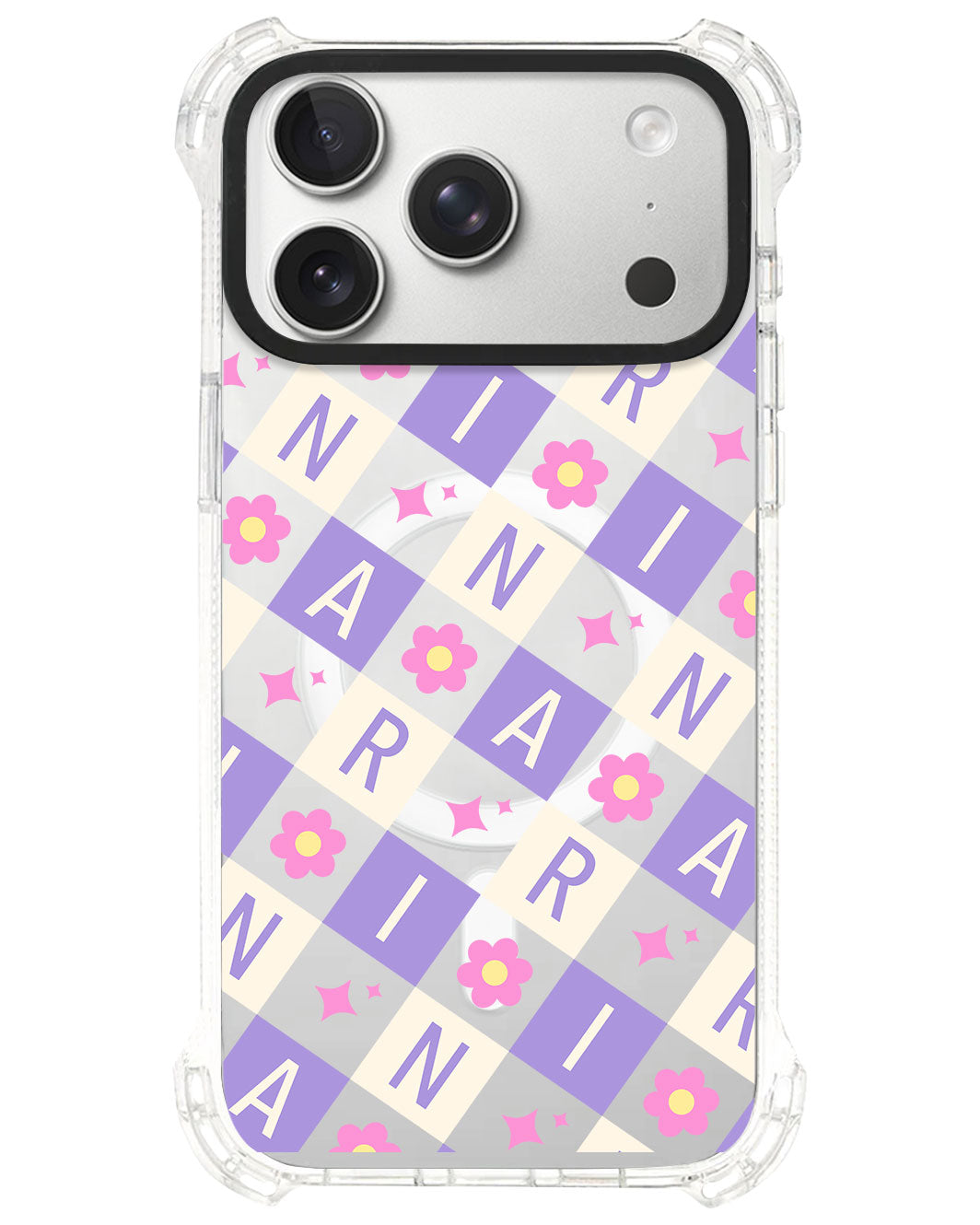 iPhone Rearguard UltimateS⁴ - CUSTOM MONOGRAM 3.0 Flower Grid 3.0