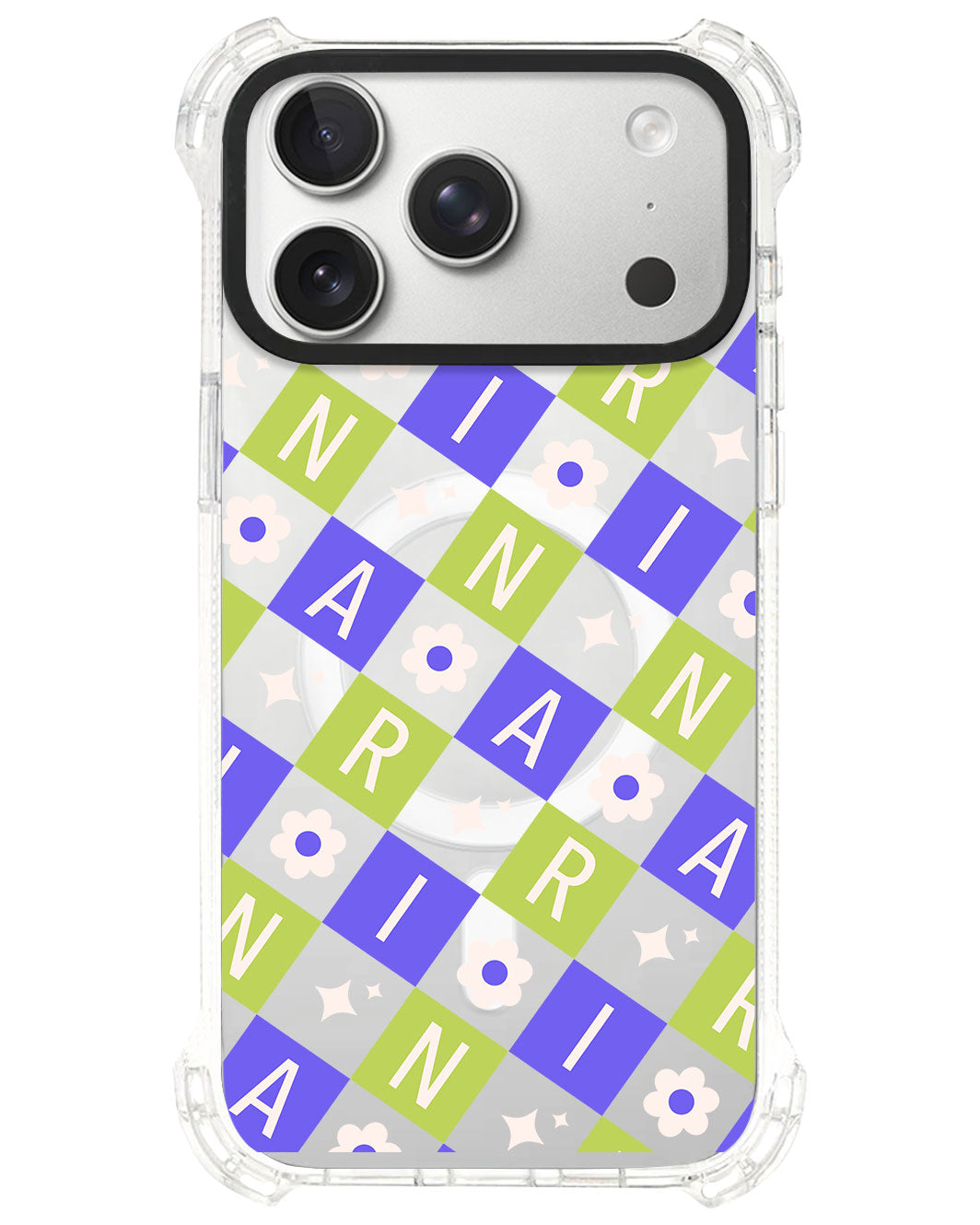 iPhone Rearguard UltimateS⁴ - CUSTOM MONOGRAM 3.0 Flower Grid 5.0