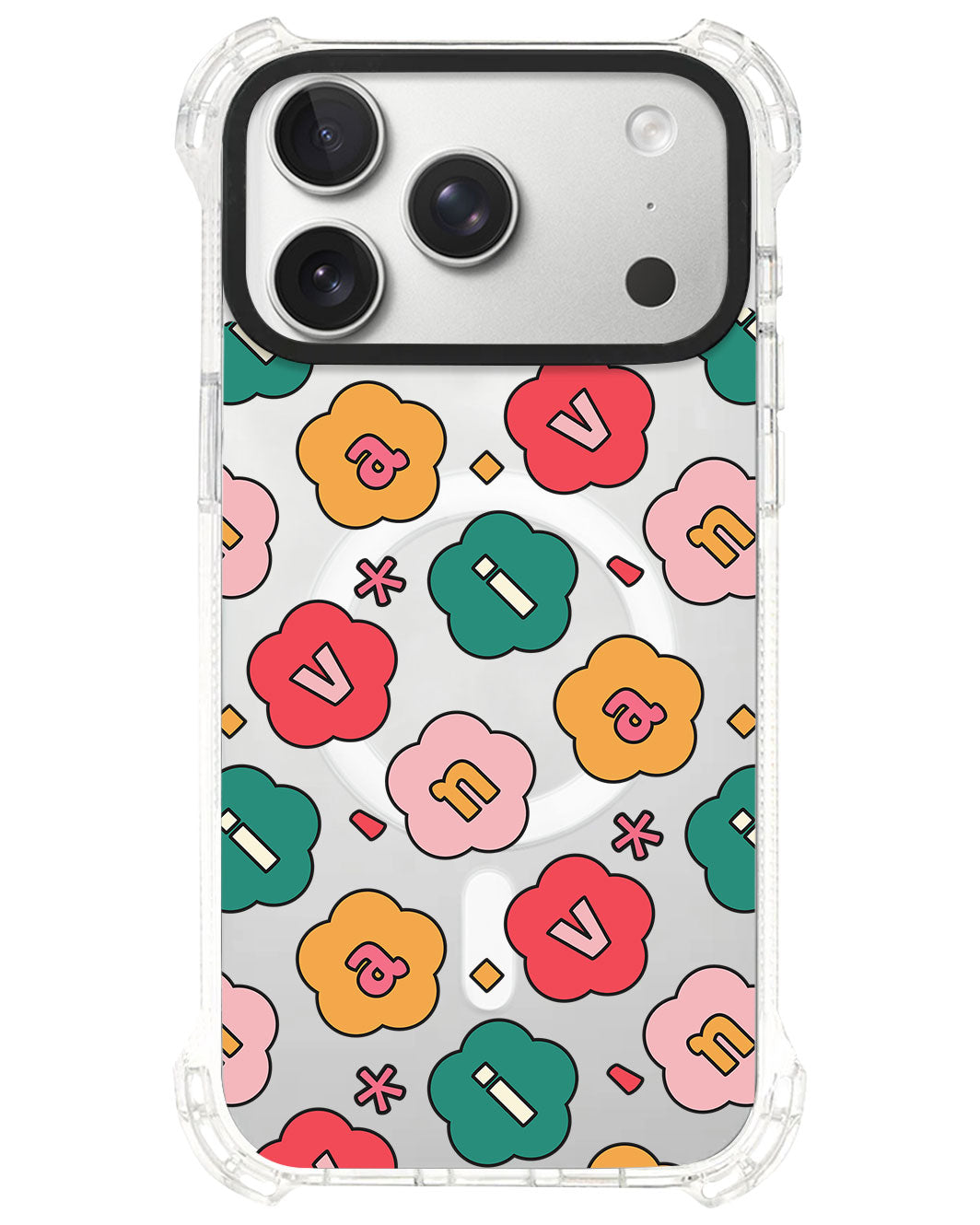 iPhone Rearguard UltimateS⁴ - CUSTOM MONOGRAM 3.0 Flower Petals 3.0