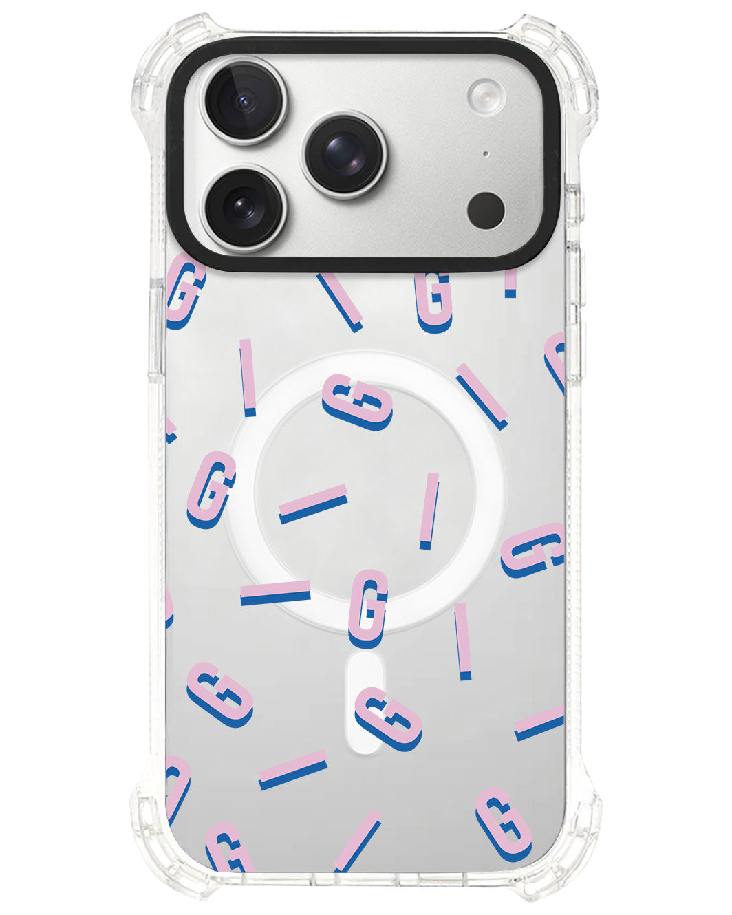 iPhone Rearguard UltimateS⁴ - CUSTOM MONOGRAM 1.0 Cotton Candy