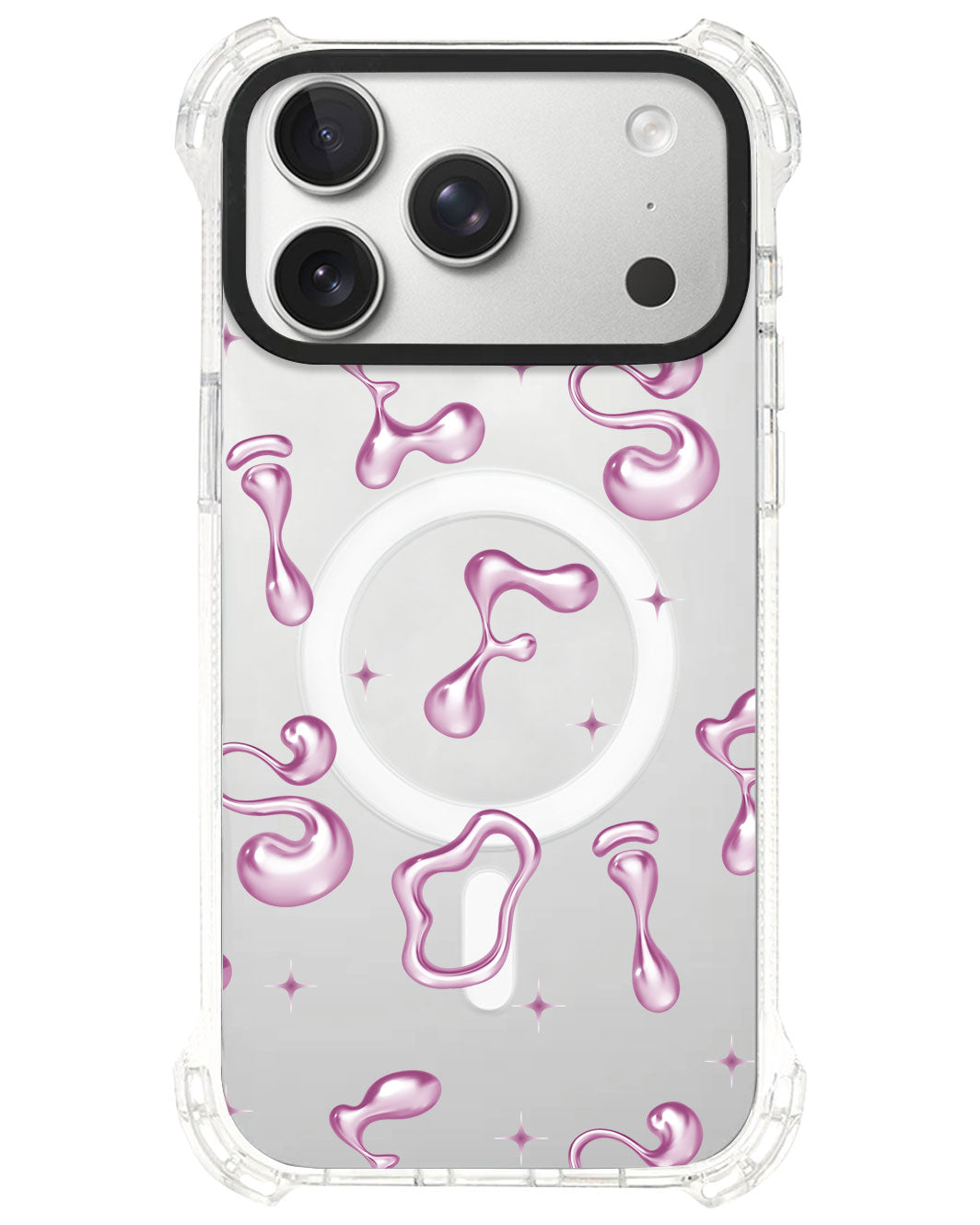 iPhone Rearguard UltimateS⁴ - Pink Chrome Monogram