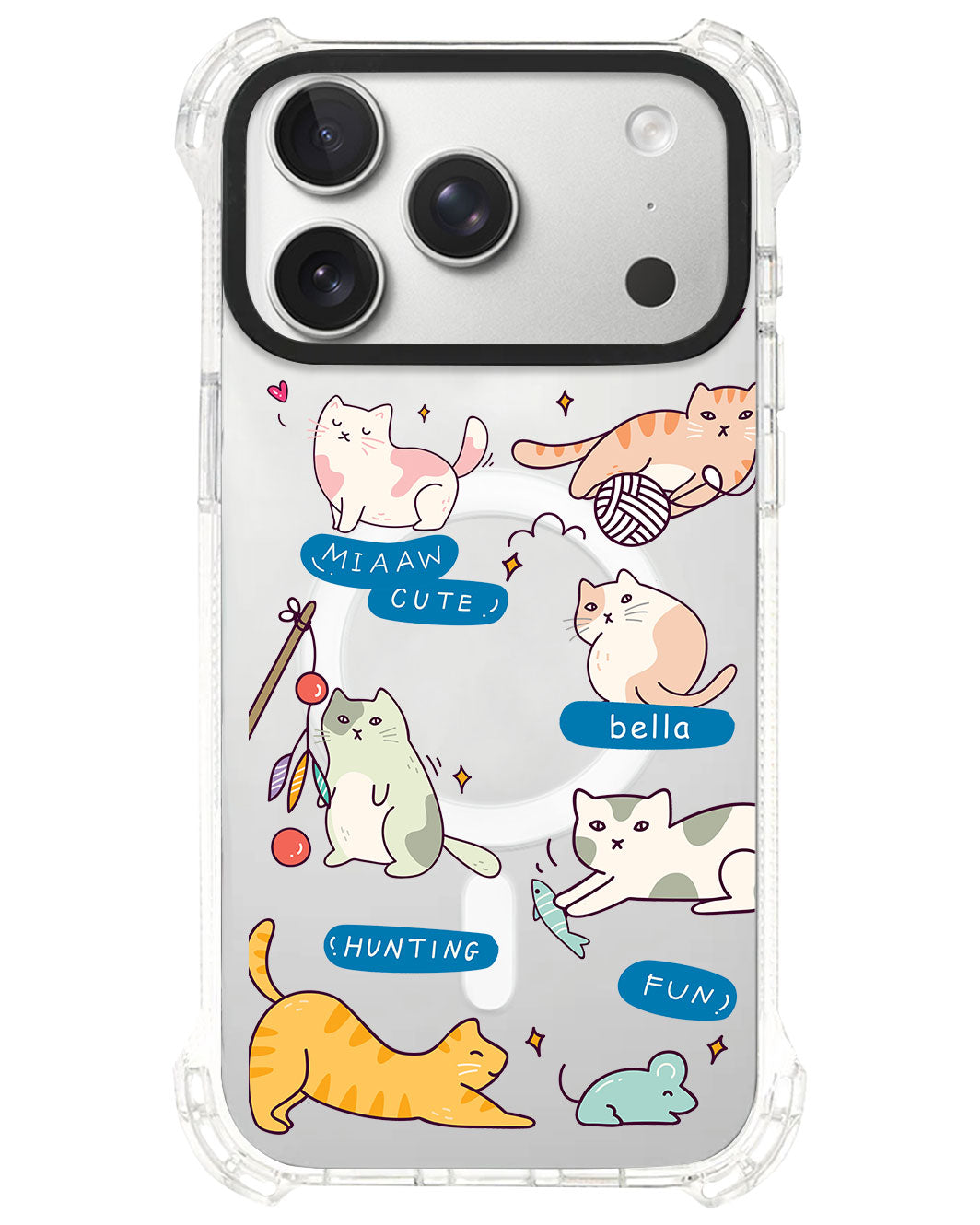 iPhone Rearguard UltimateS⁴ - Playful Cat 2.0