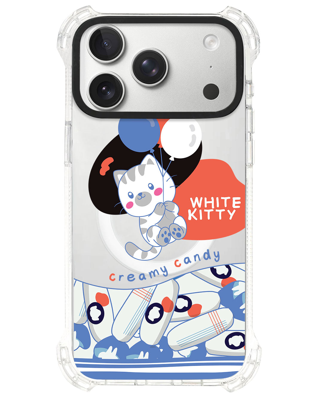 iPhone Rearguard UltimateS⁴ - White Kitty