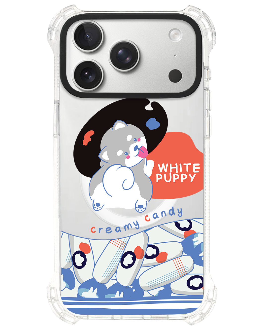 iPhone Rearguard UltimateS⁴ - White Puppy