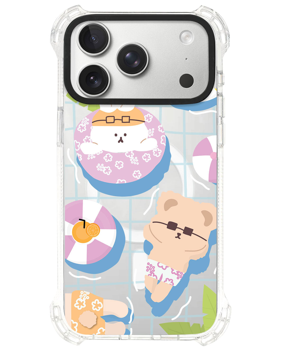 iPhone Rearguard UltimateS⁴ - Pool party pink