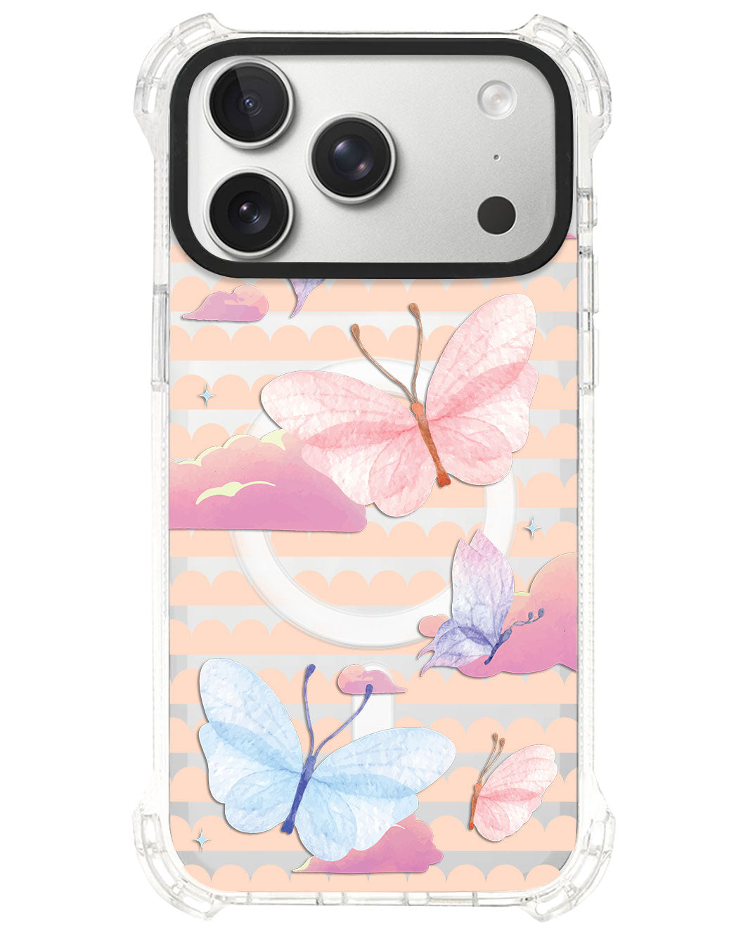 iPhone Rearguard UltimateS⁴ - Butterfly & Clouds