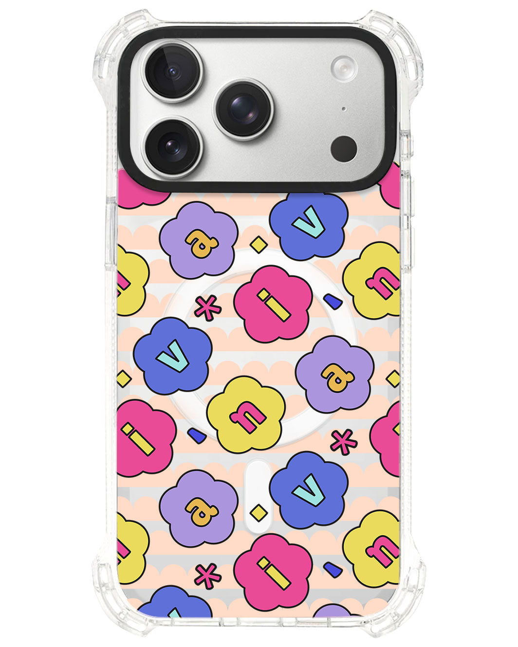 iPhone Rearguard UltimateS⁴ - CUSTOM MONOGRAM 3.0 Flower Petals 2.0