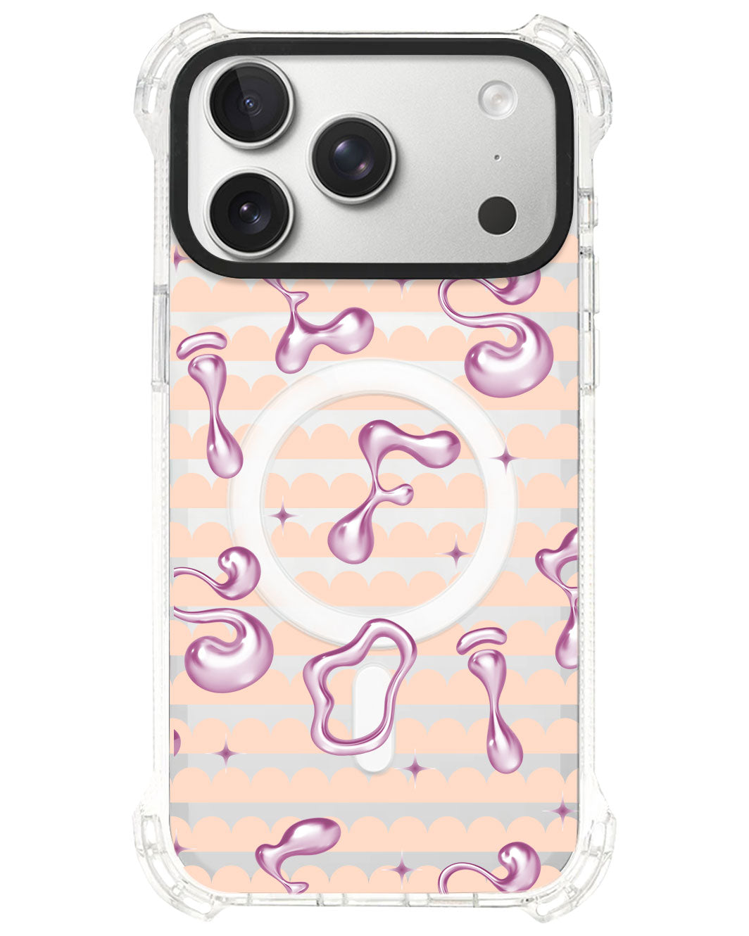 iPhone Rearguard UltimateS⁴ - Pink Chrome Monogram