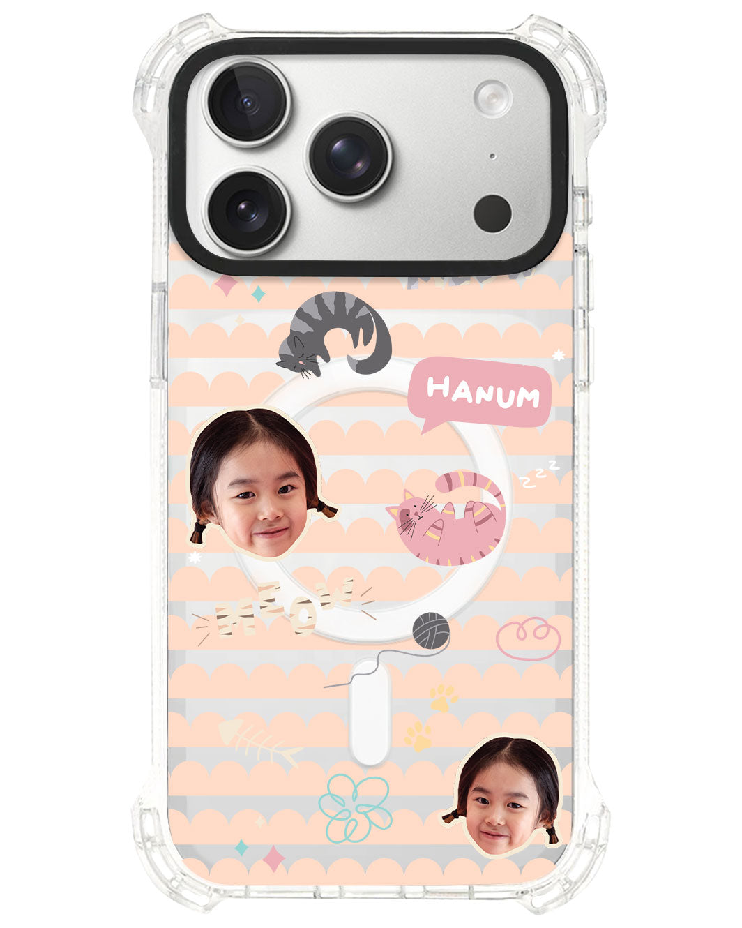 iPhone Rearguard UltimateS⁴ - Face Grid Kitty