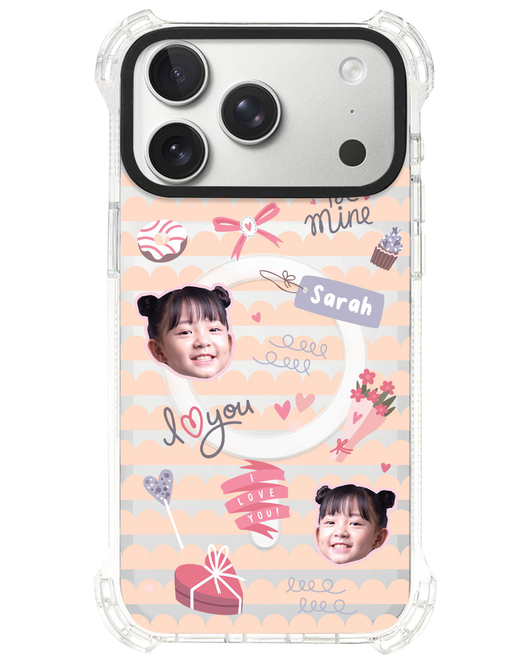 iPhone Rearguard UltimateS⁴ - Face Grid Lovely