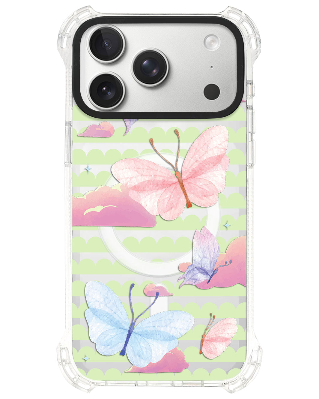 iPhone Rearguard UltimateS⁴ - Butterfly & Clouds