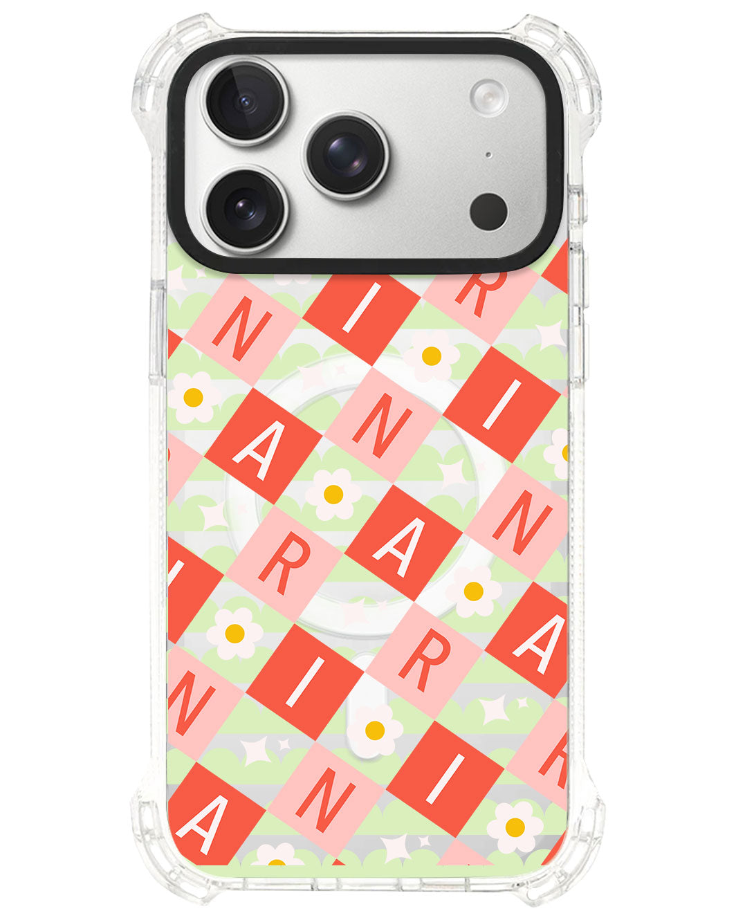 iPhone Rearguard UltimateS⁴ - CUSTOM MONOGRAM 3.0 Flower Grid 2.0