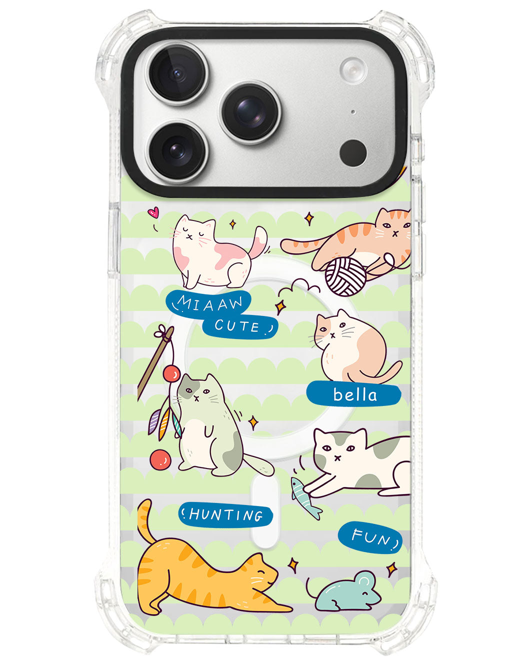 iPhone Rearguard UltimateS⁴ - Playful Cat 2.0