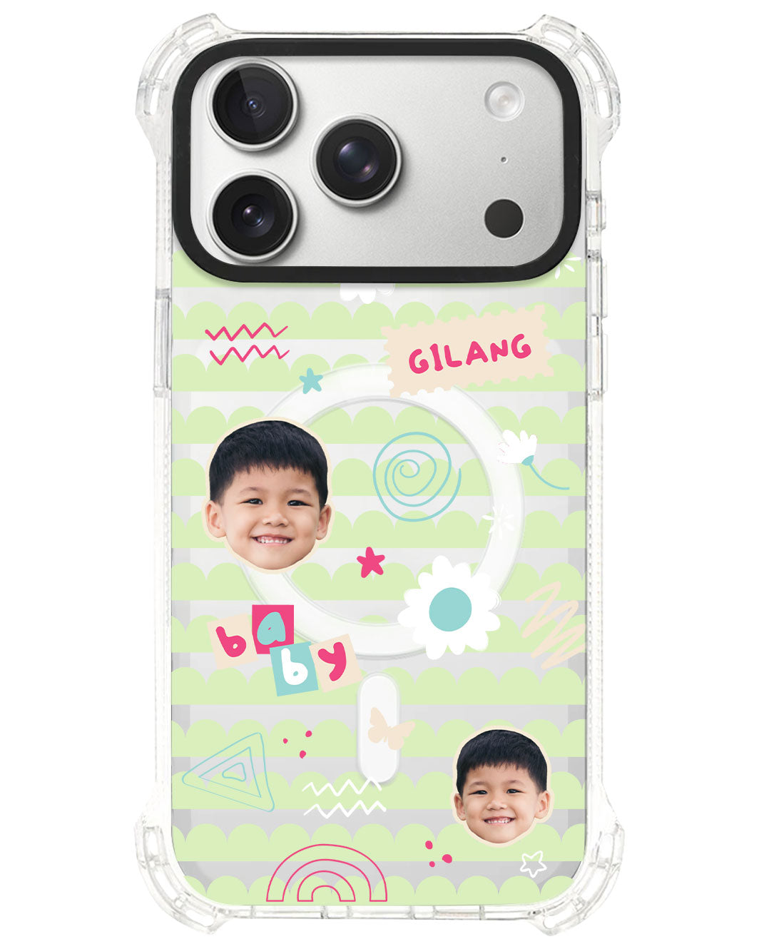 iPhone Rearguard UltimateS⁴ - Face Grid Abstract