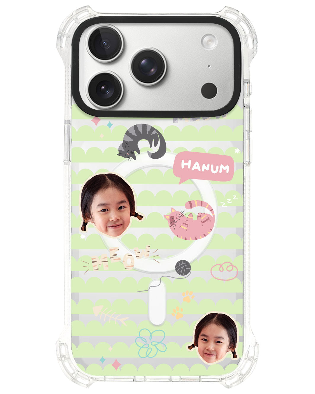 iPhone Rearguard UltimateS⁴ - Face Grid Kitty