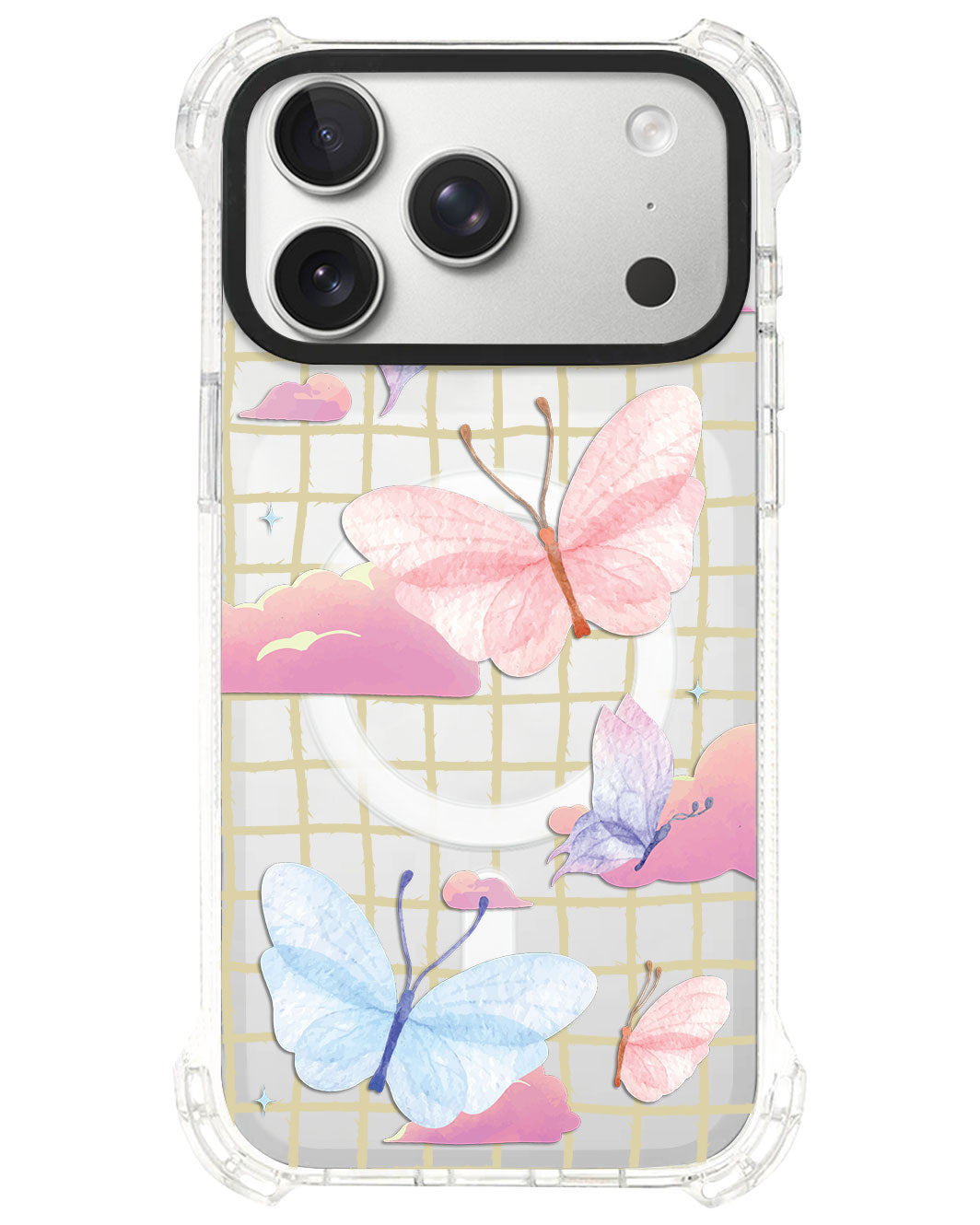 iPhone Rearguard UltimateS⁴ - Butterfly & Clouds