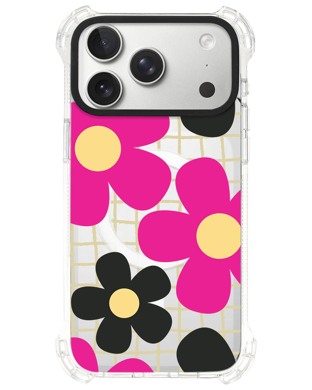 iPhone Rearguard UltimateS⁴ - Daisy Hot Pink