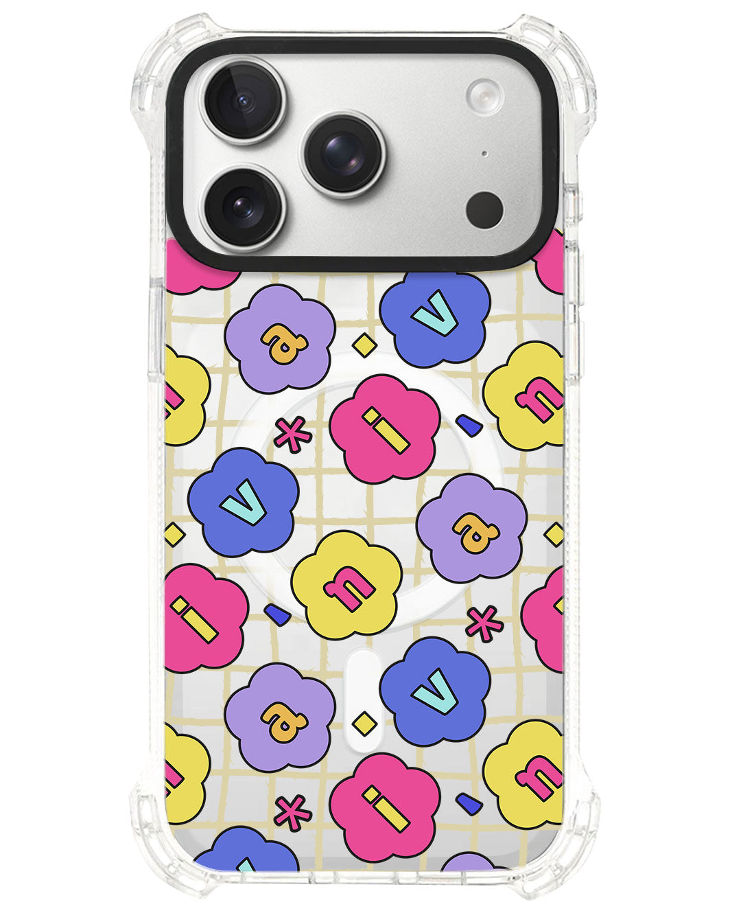iPhone Rearguard UltimateS⁴ - CUSTOM MONOGRAM 3.0 Flower Petals 2.0
