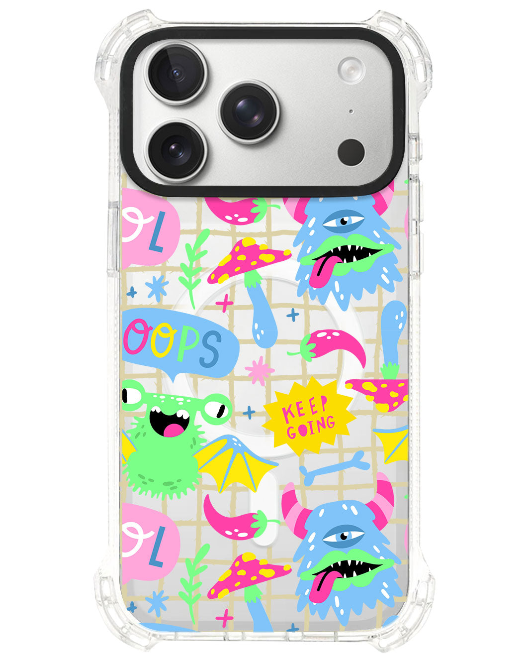 iPhone Rearguard UltimateS⁴ - Monster Say Keep Going