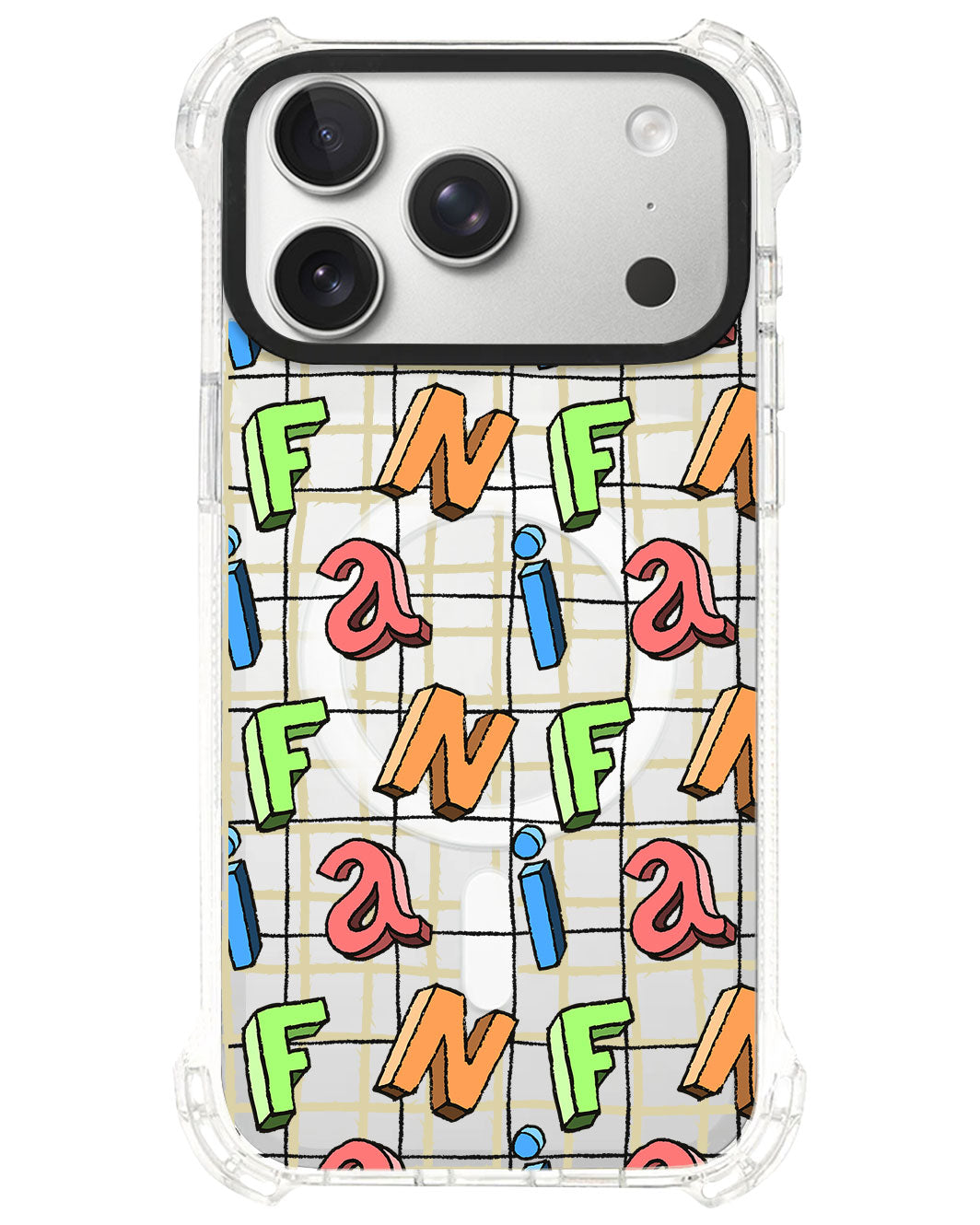 iPhone Rearguard UltimateS⁴ - Playful Monogram