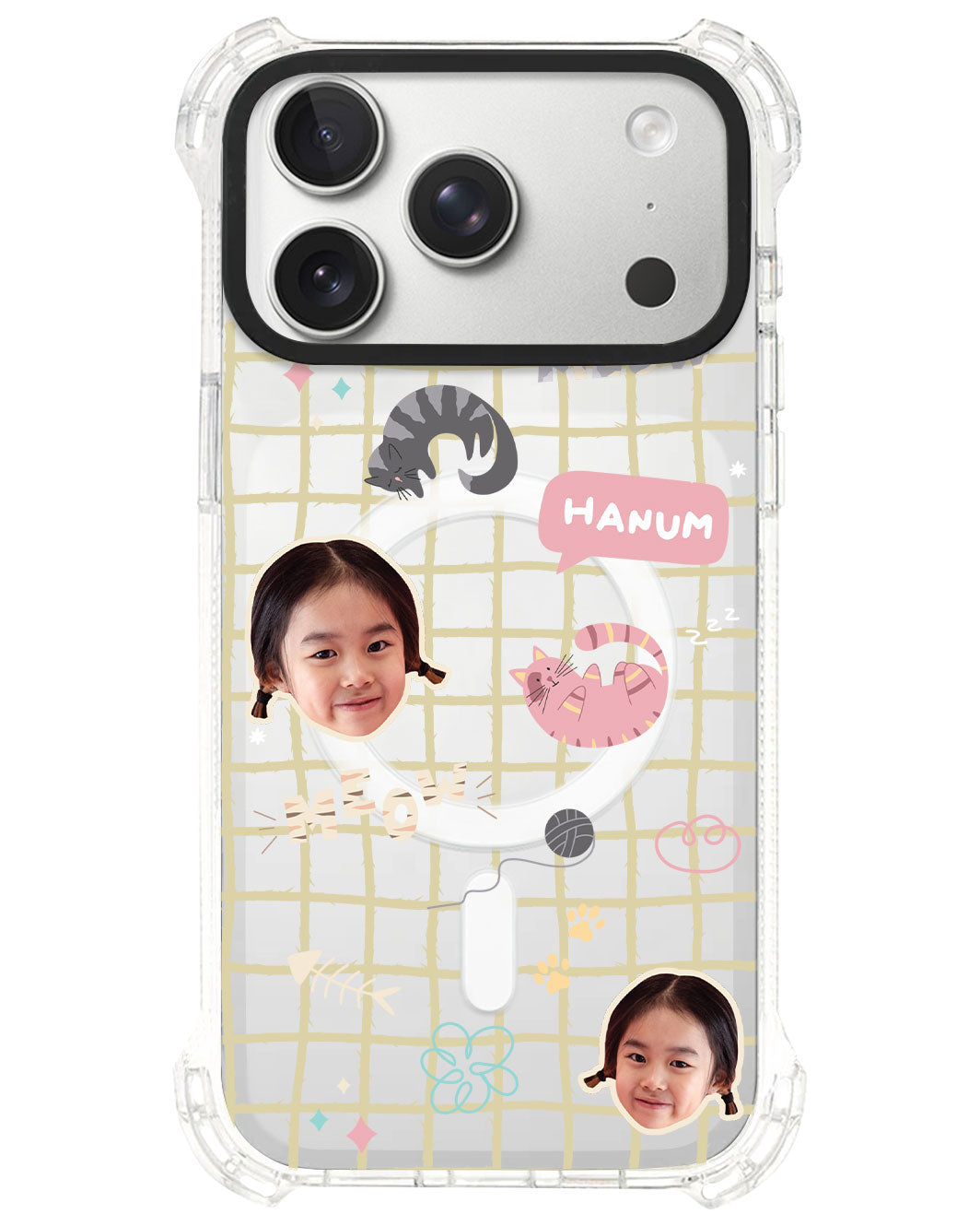 iPhone Rearguard UltimateS⁴ - Face Grid Kitty