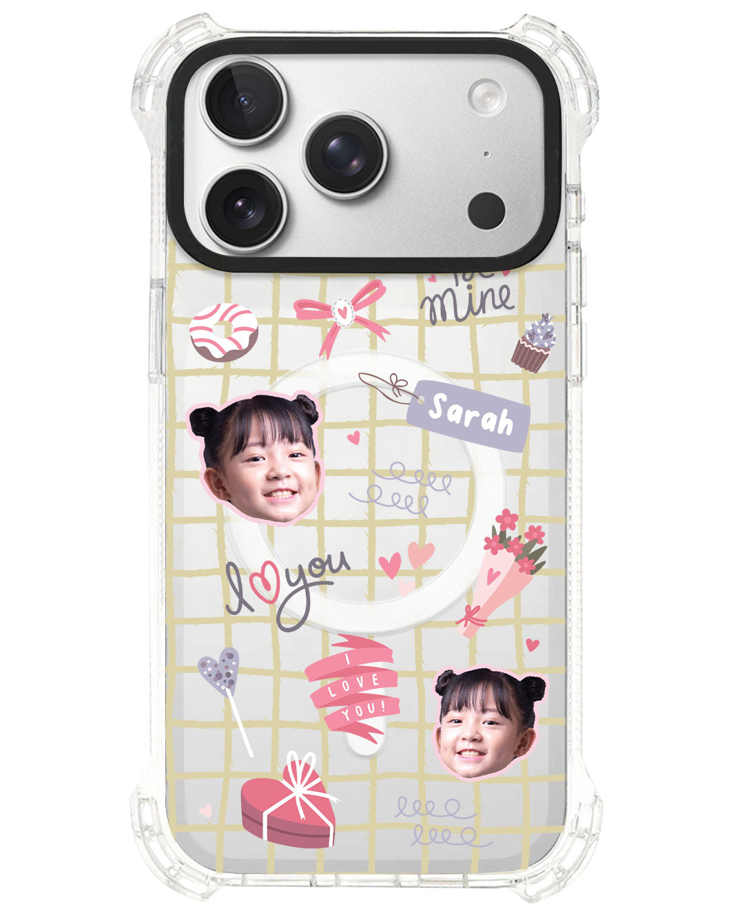 iPhone Rearguard UltimateS⁴ - Face Grid Lovely