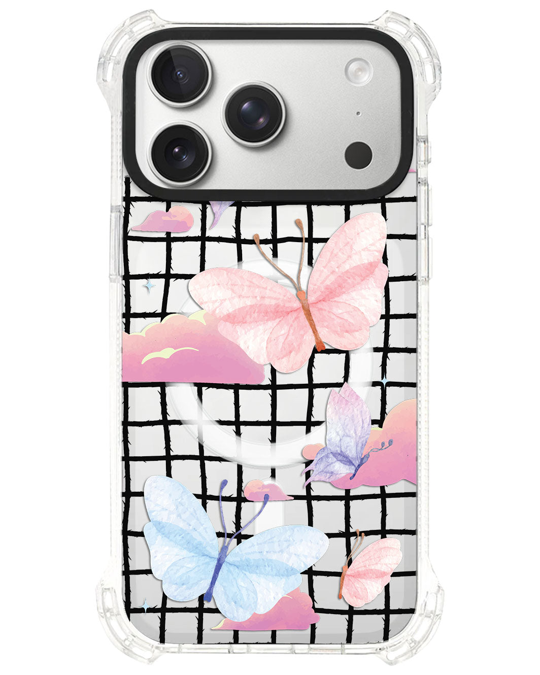 iPhone Rearguard UltimateS⁴ - Butterfly & Clouds
