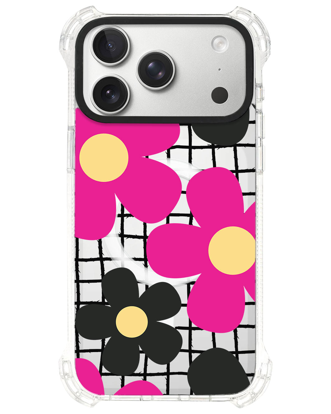 iPhone Rearguard UltimateS⁴ - Daisy Hot Pink