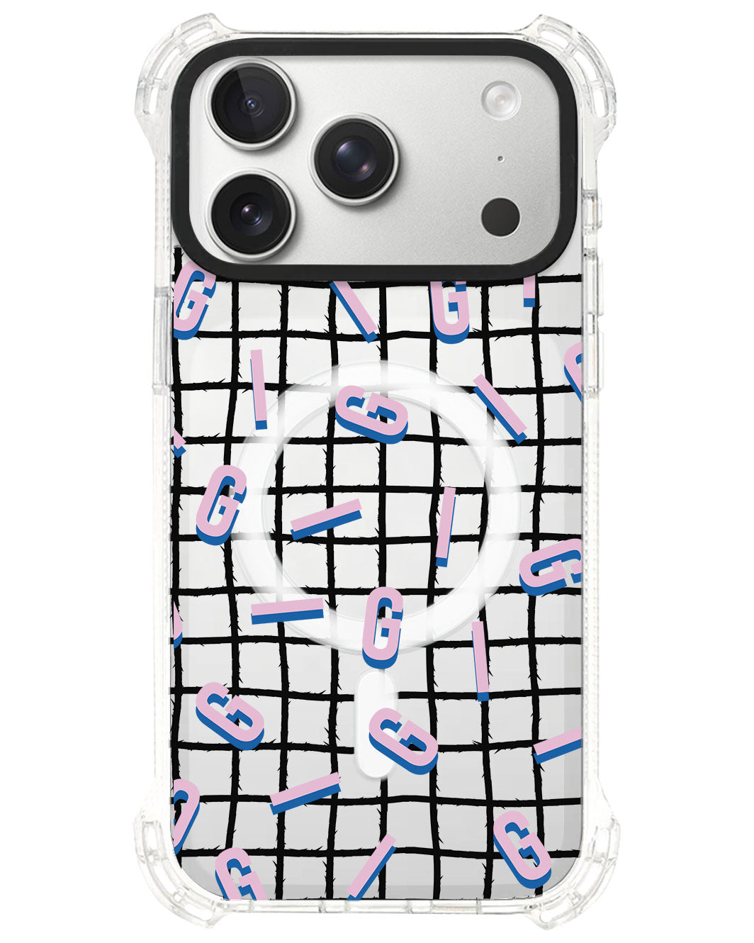 iPhone Rearguard UltimateS⁴ - CUSTOM MONOGRAM 1.0 Cotton Candy