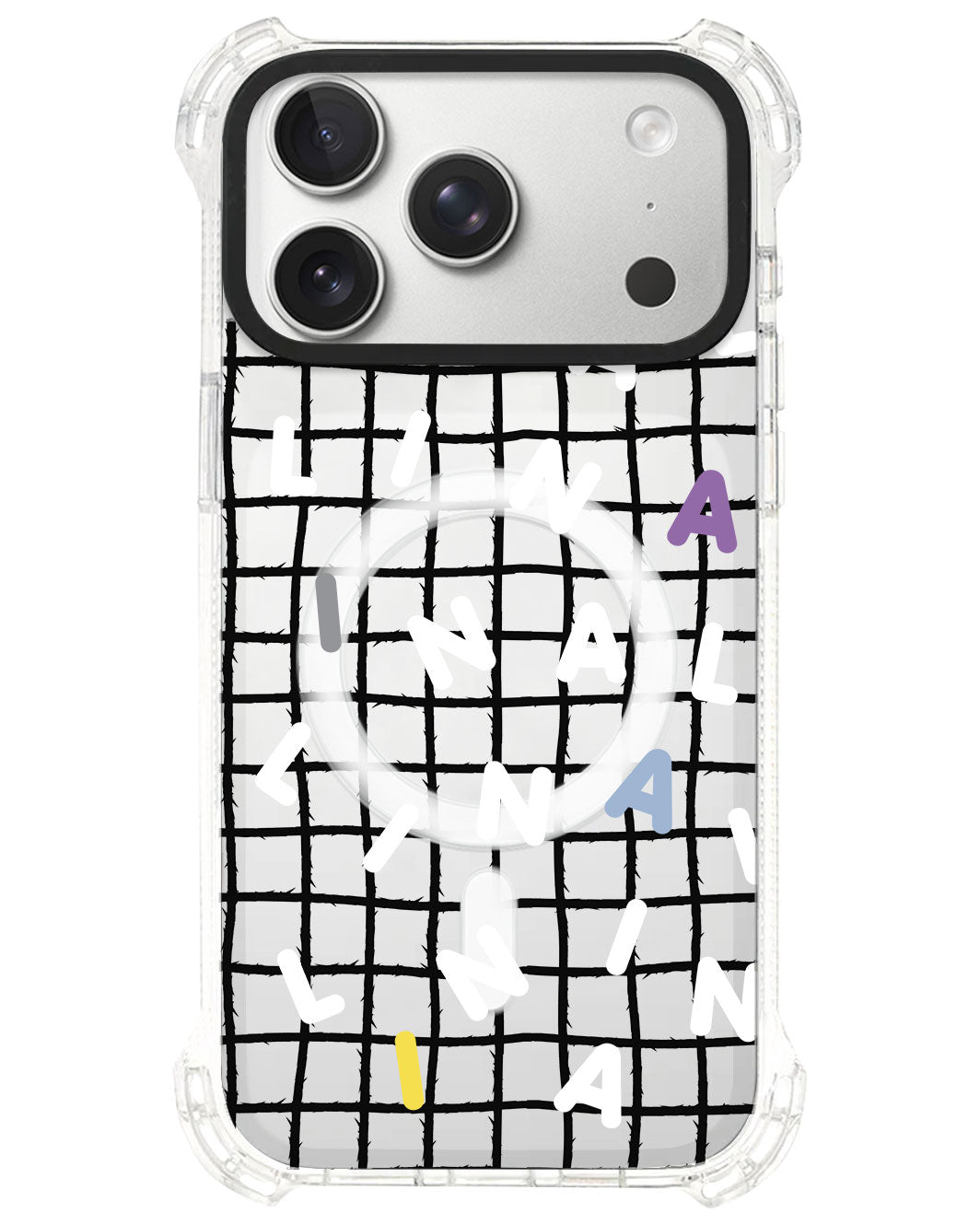 iPhone Rearguard UltimateS⁴ - CUSTOM MONOGRAM 2.0 White