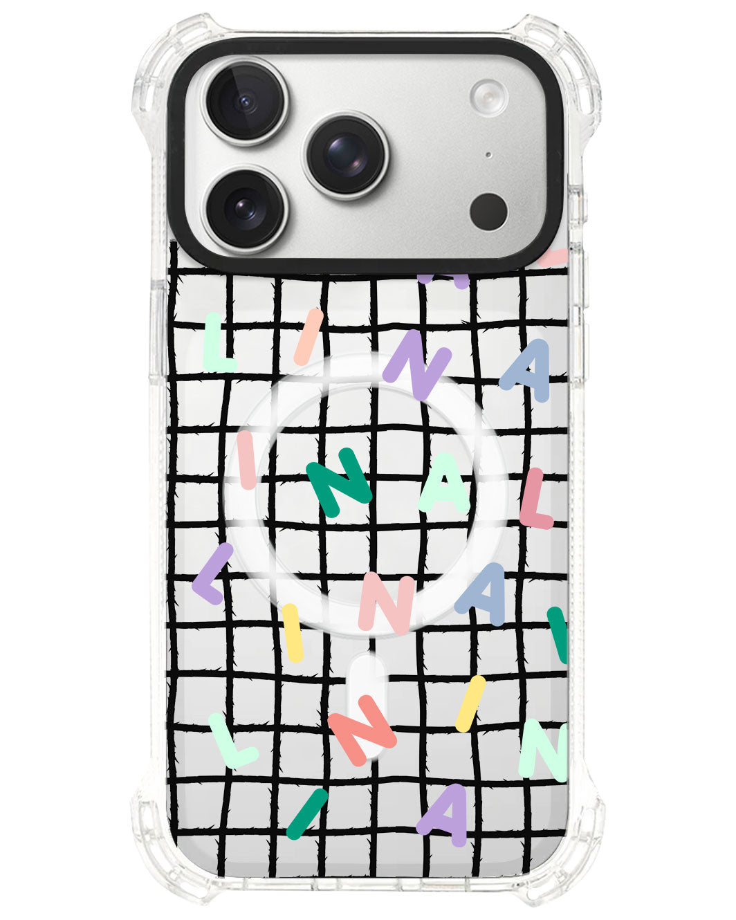 iPhone Rearguard UltimateS⁴ - CUSTOM MONOGRAM 2.0 Rainbow