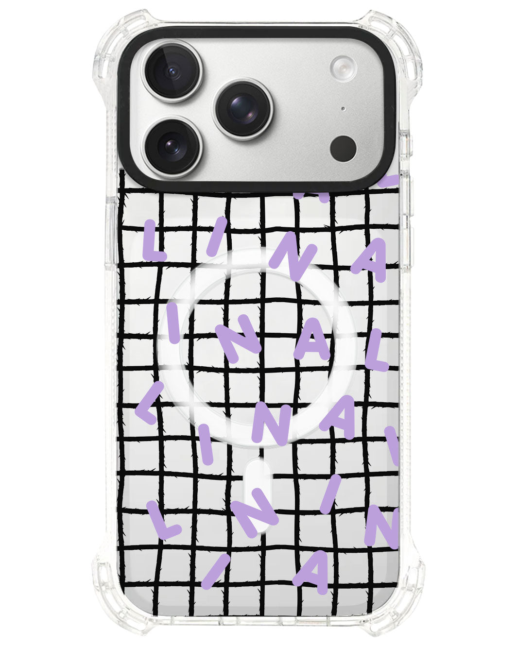 iPhone Ultimate Model-S⁴ - CUSTOM MONOGRAM 2.0 Lilac