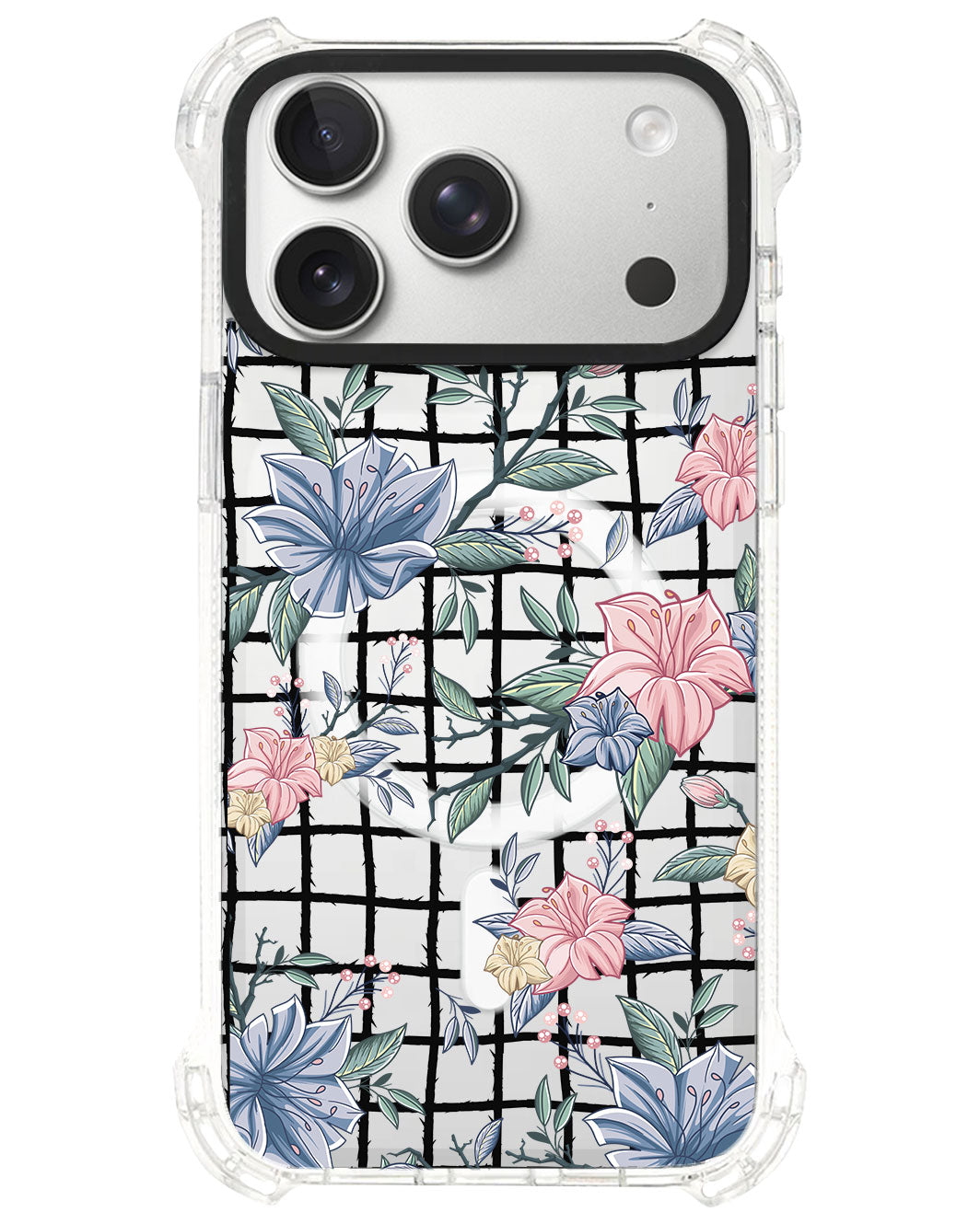 iPhone Rearguard UltimateS⁴ - Pink & Blue Floral