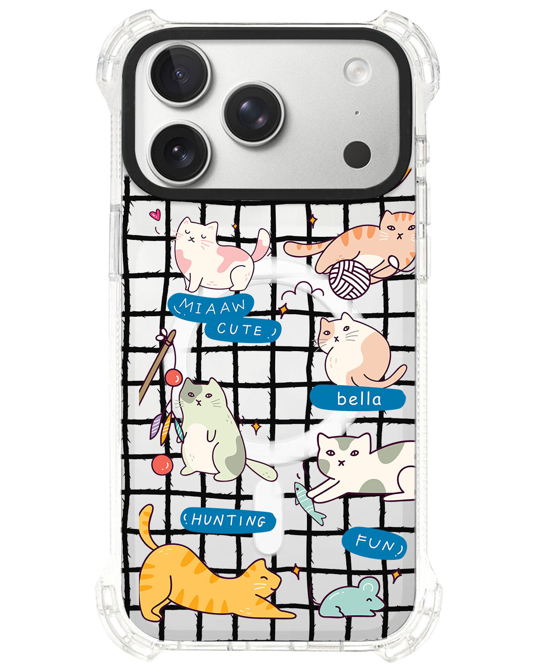 iPhone Rearguard UltimateS⁴ - Playful Cat 2.0
