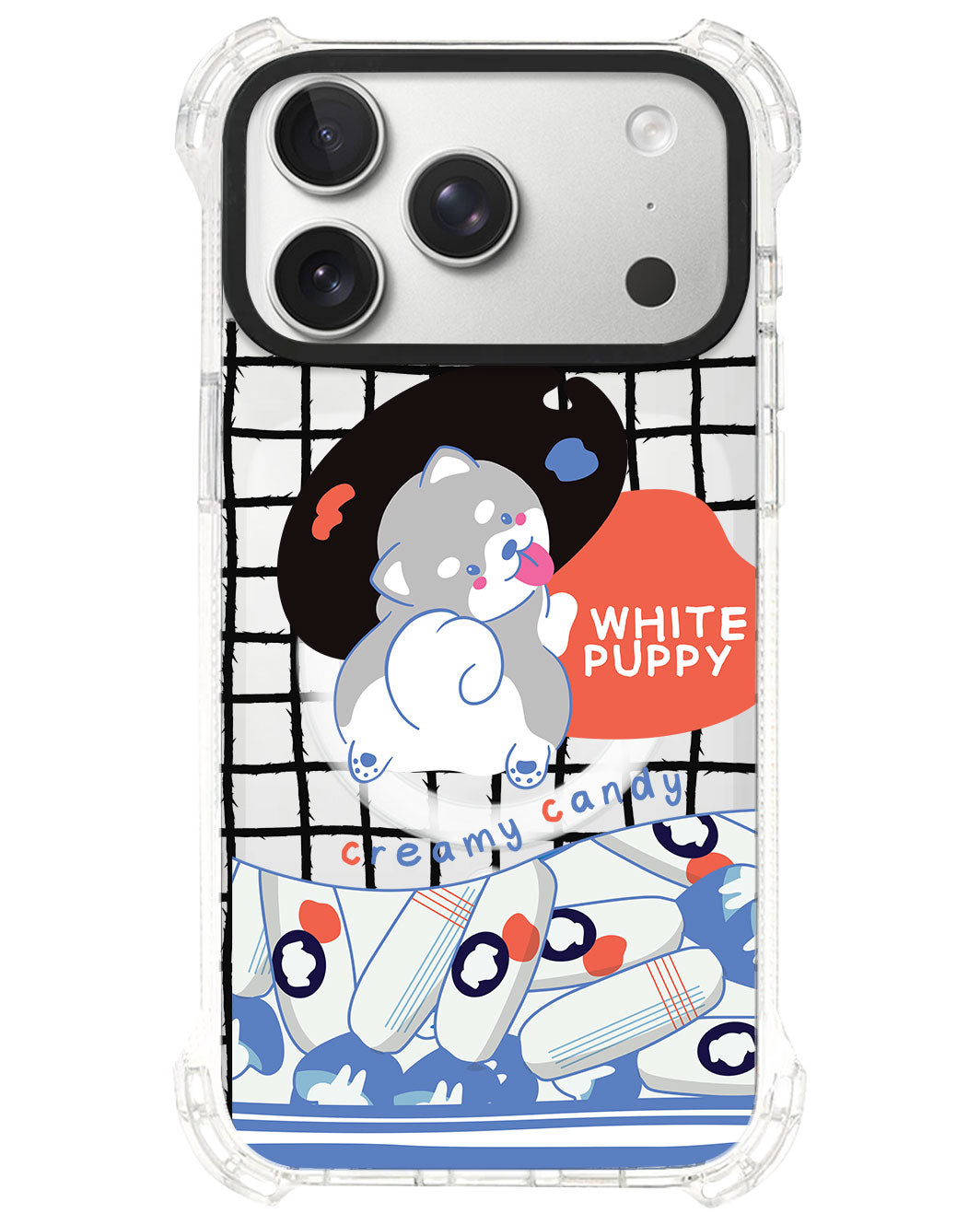 iPhone Rearguard UltimateS⁴ - White Puppy