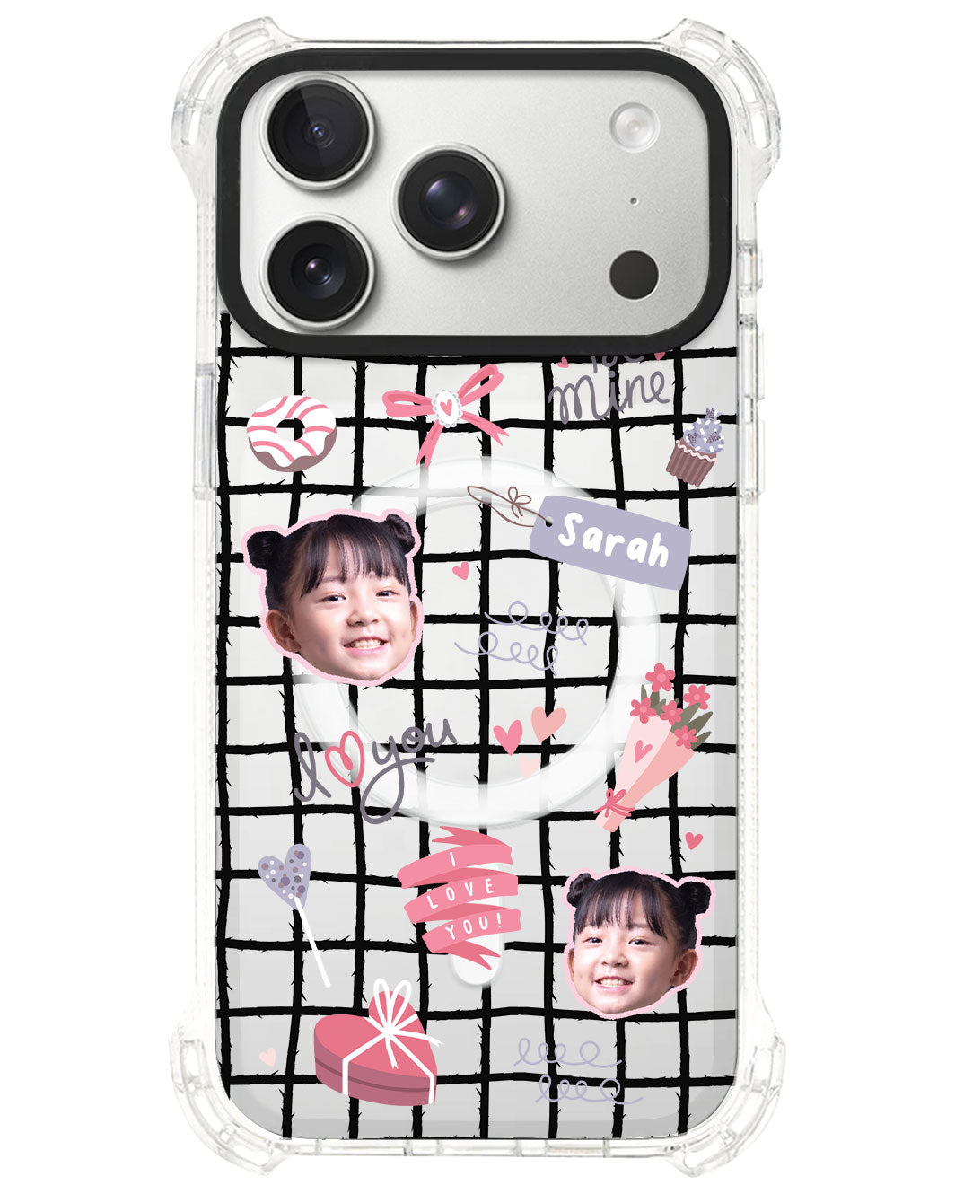 iPhone Rearguard UltimateS⁴ - Face Grid Lovely