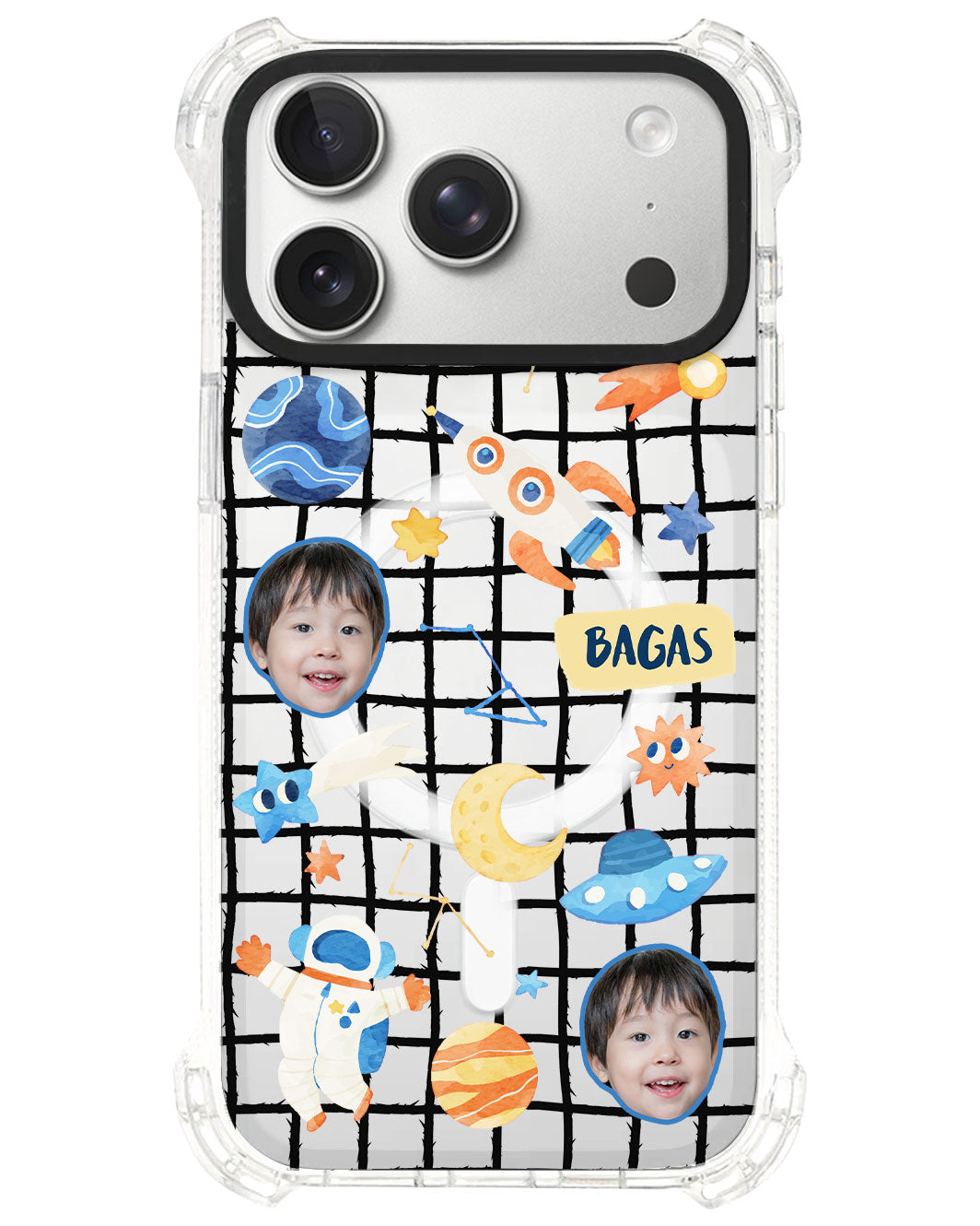 iPhone Rearguard UltimateS⁴ - Face Grid Astronaut