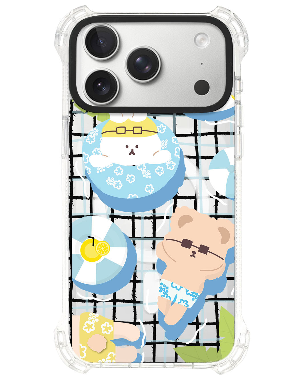 iPhone Rearguard UltimateS⁴ - Pool party blue