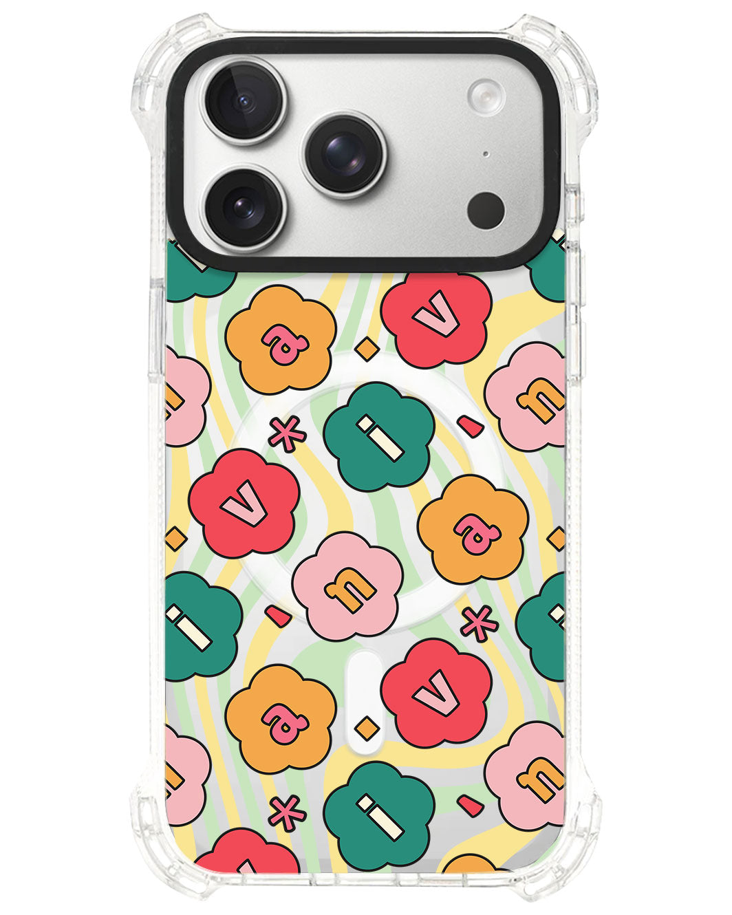 iPhone Rearguard UltimateS⁴ - CUSTOM MONOGRAM 3.0 Flower Petals 3.0