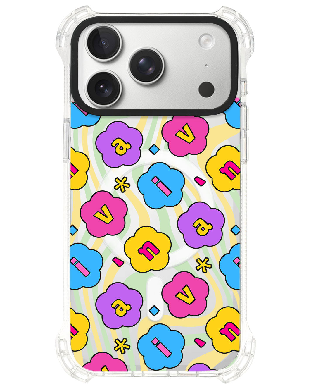 iPhone Rearguard UltimateS⁴ - CUSTOM MONOGRAM 3.0 Flower Petals 4.0
