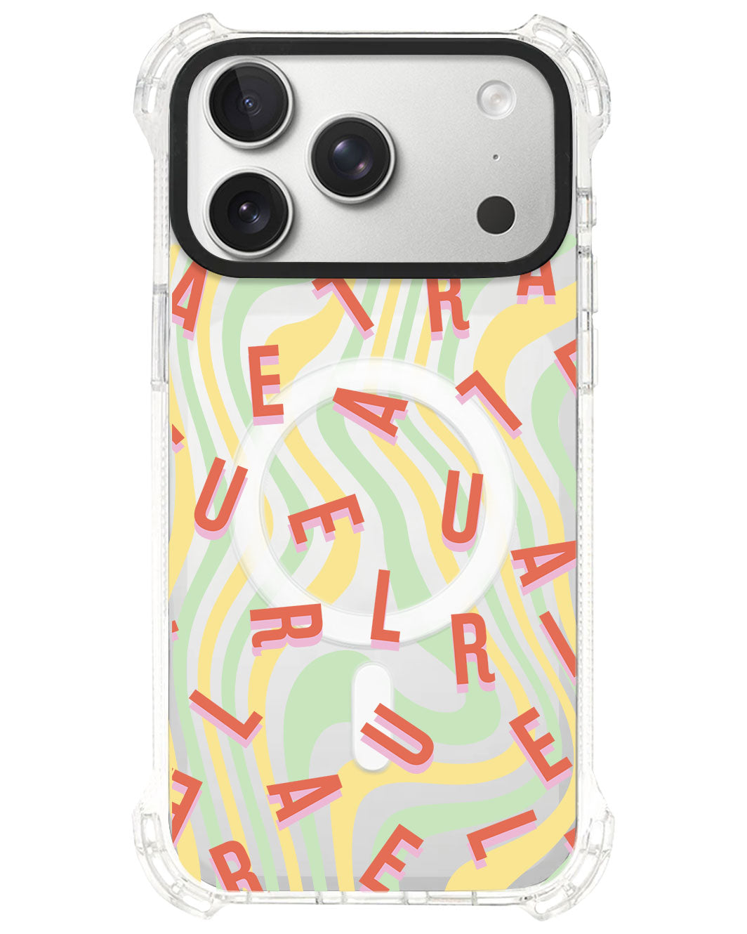 iPhone Rearguard UltimateS⁴ - CUSTOM MONOGRAM 1.0 Coral