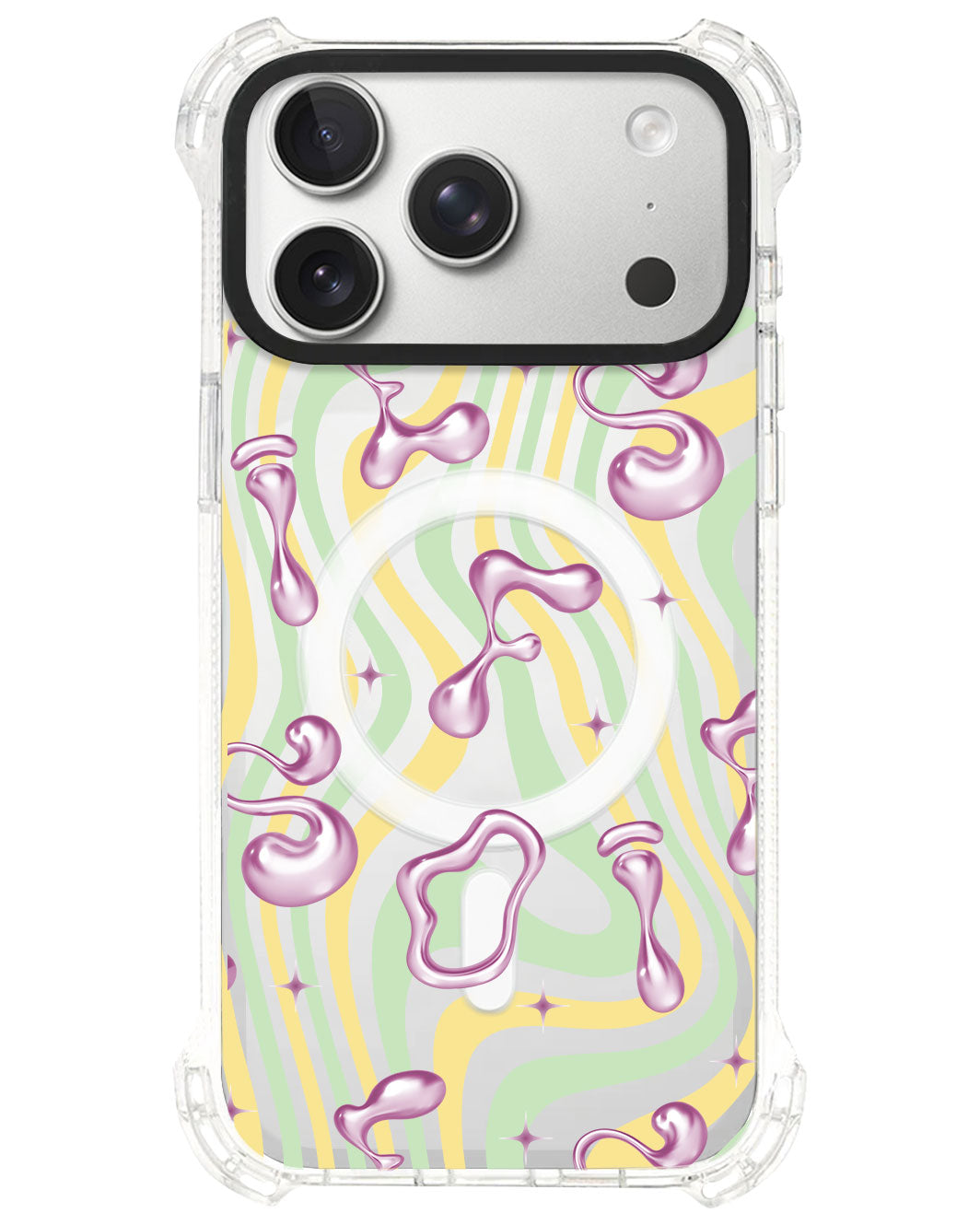 iPhone Rearguard UltimateS⁴ - Pink Chrome Monogram
