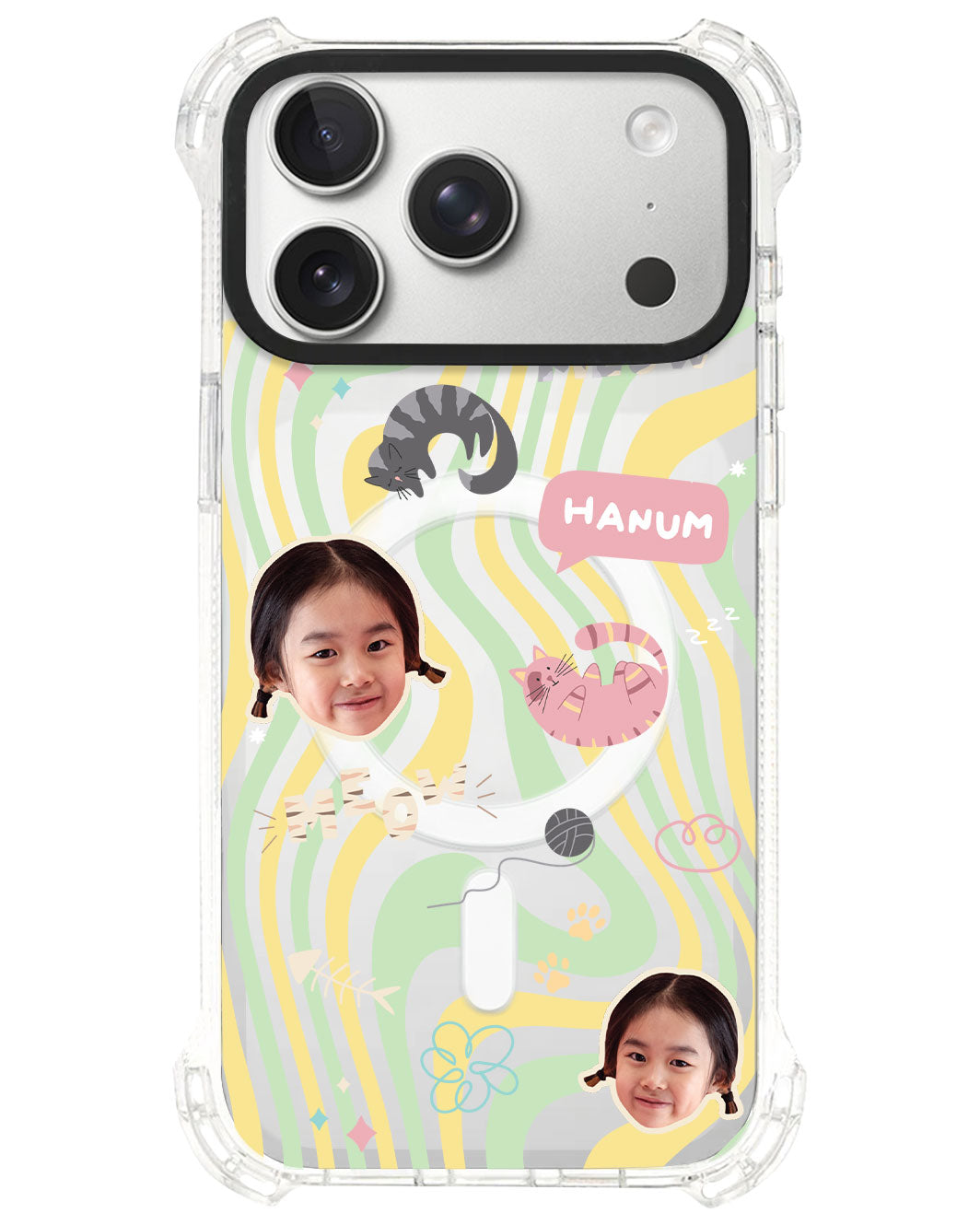 iPhone Rearguard UltimateS⁴ - Face Grid Kitty