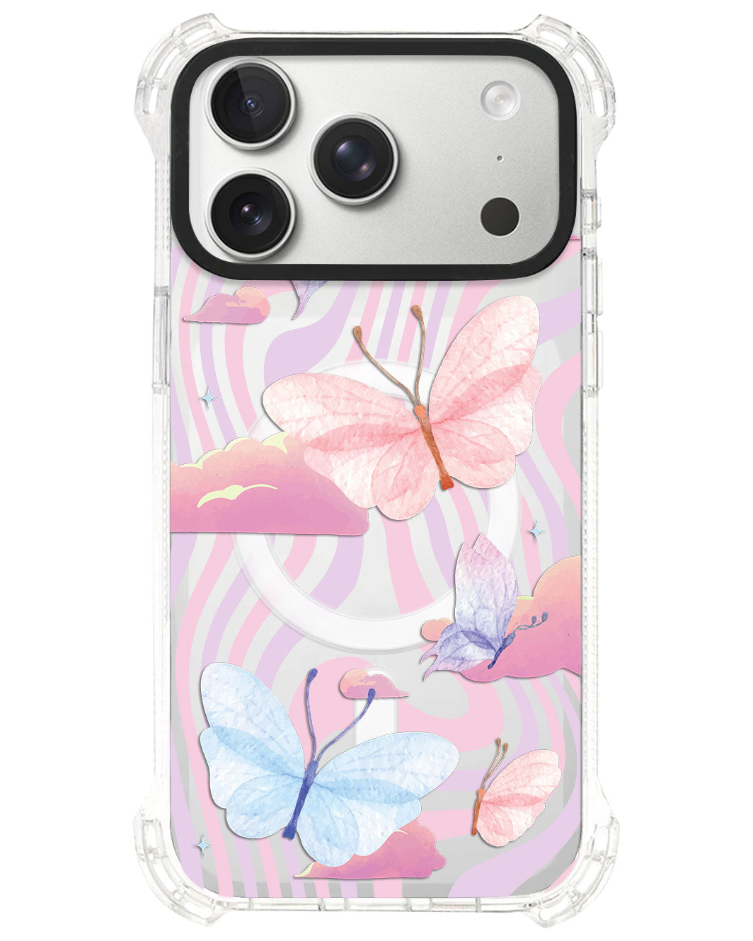iPhone Rearguard UltimateS⁴ - Butterfly & Clouds