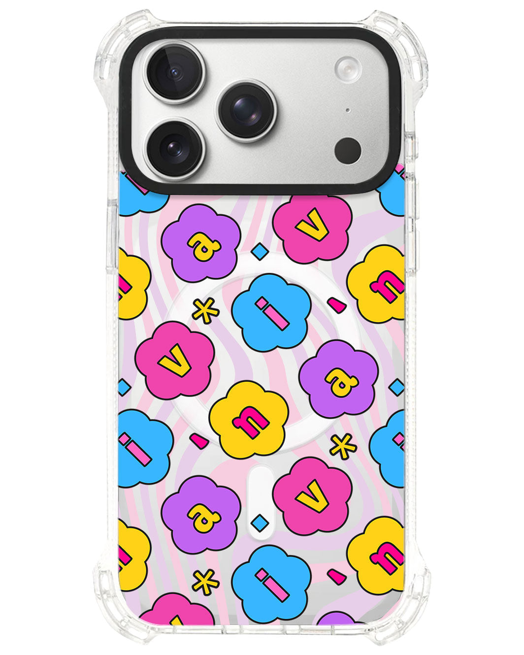 iPhone Rearguard UltimateS⁴ - CUSTOM MONOGRAM 3.0 Flower Petals 4.0
