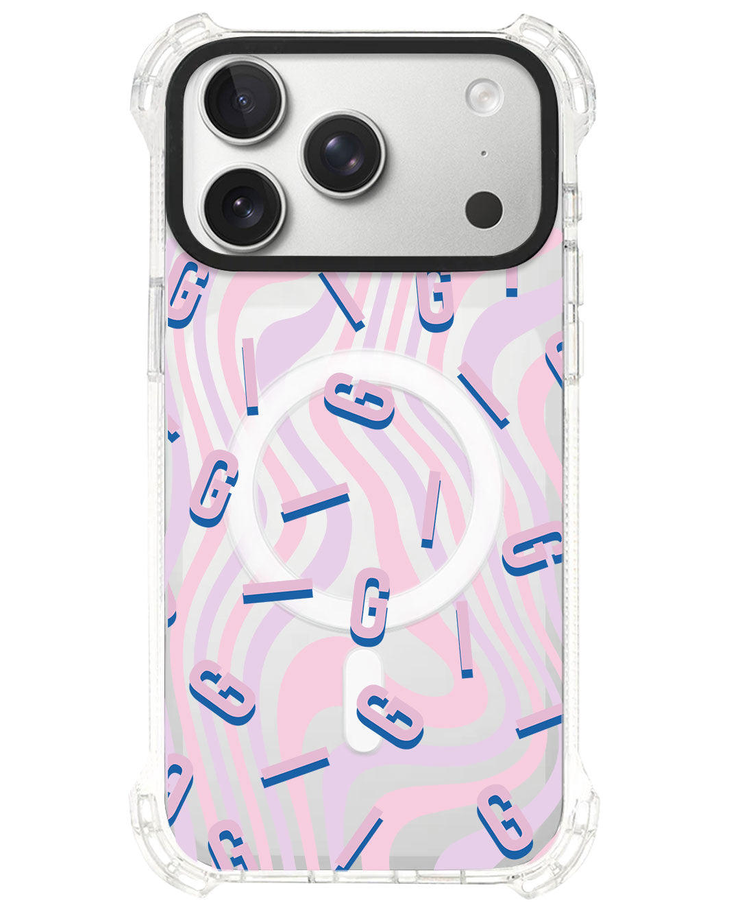 iPhone Rearguard UltimateS⁴ - CUSTOM MONOGRAM 1.0 Cotton Candy